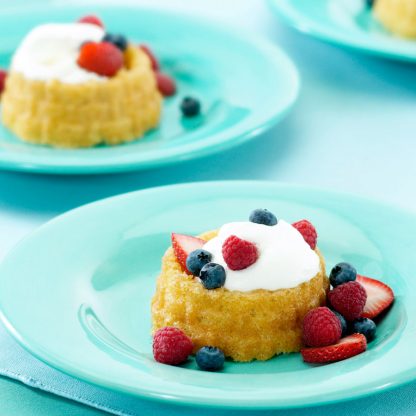 Created with the Nordic Ware Shortcake Baskets Pan