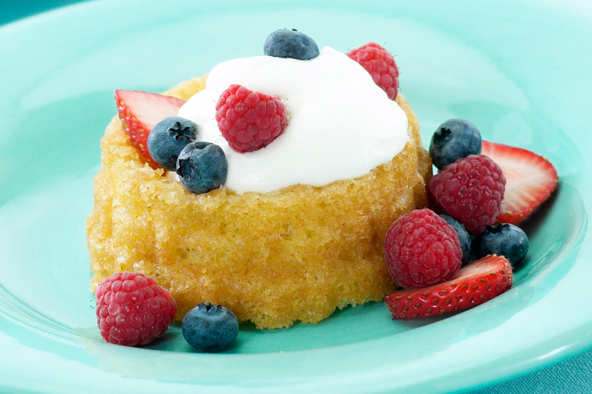 Nordic Ware Butter Shortcakes with Fruit recipe