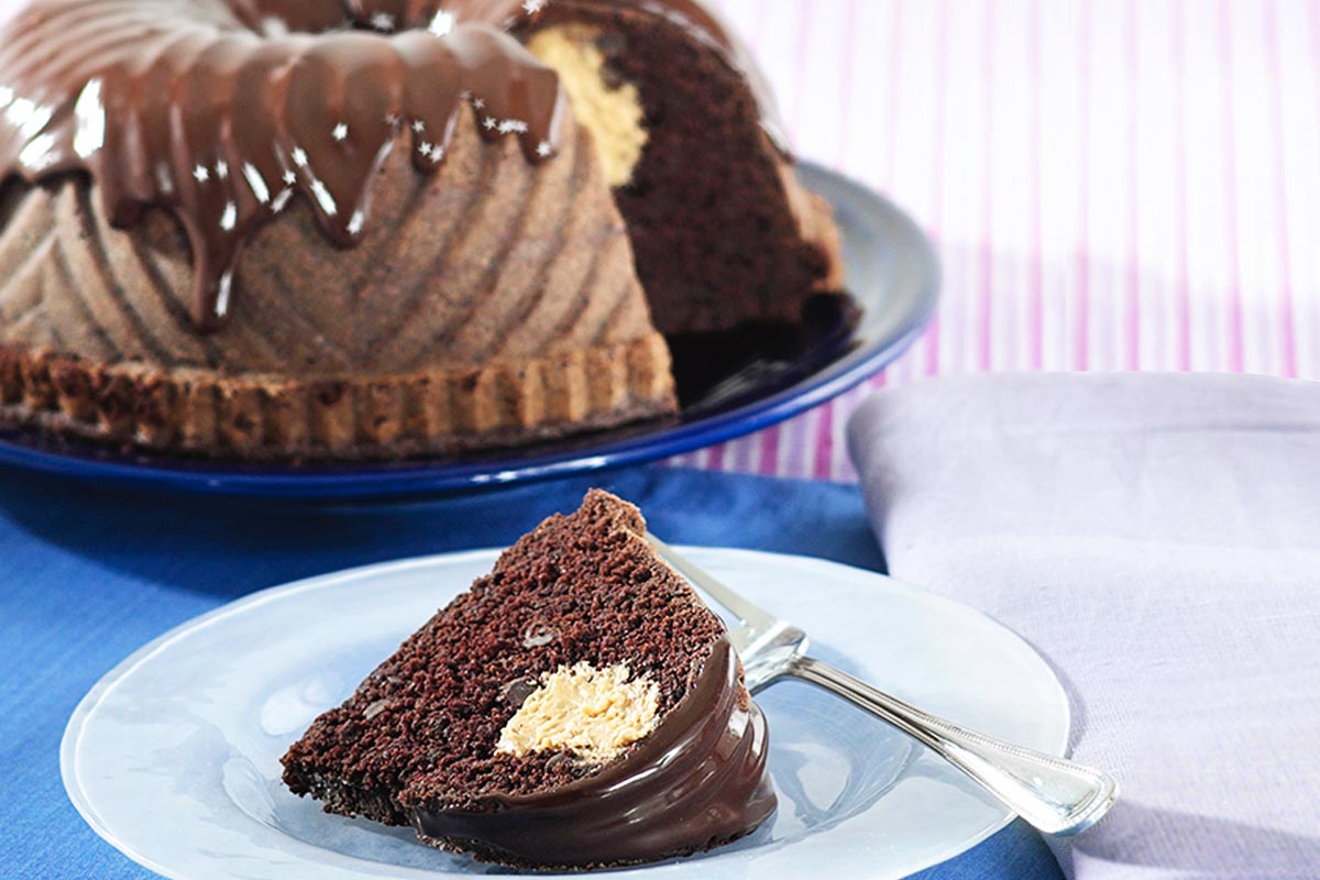 Chocolate Peanut Butter Bundt Cake
