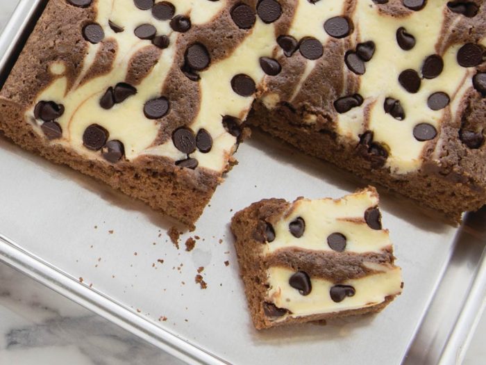 Nordic Ware Marbled Cheesecake Squares recipe