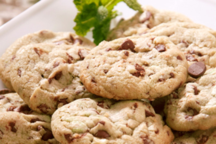 Nordic Ware Mint Chocolate Chip Cookies Recipe