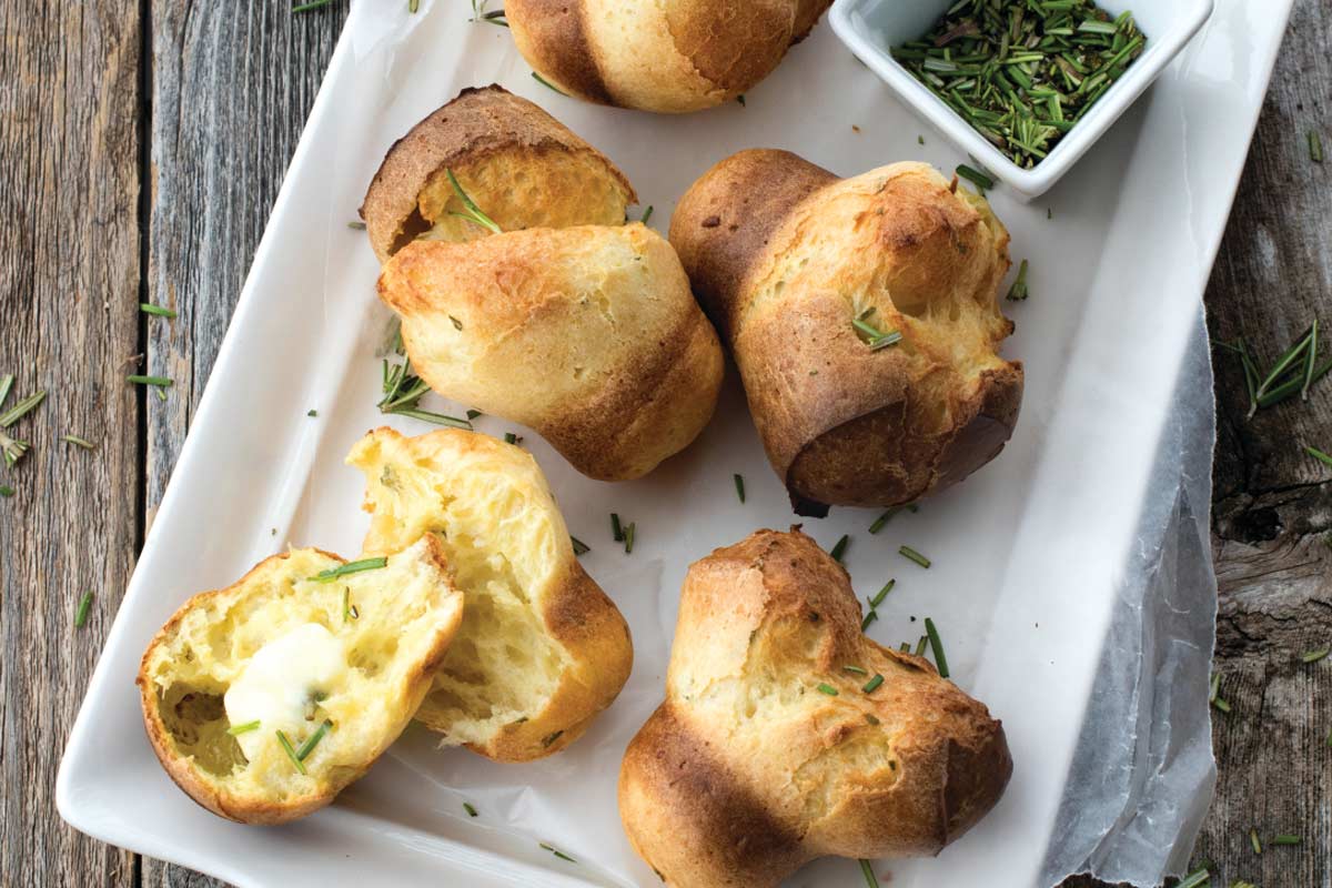 Nordic Ware Rosemary Popovers recipe