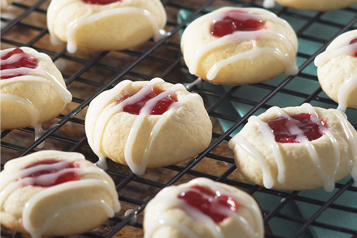 Strawberry-Filled Butter Cookies