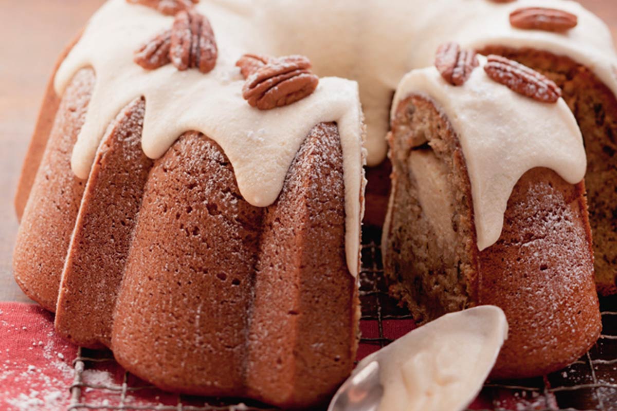 Tunnel of Cream Banana Nut Bundt