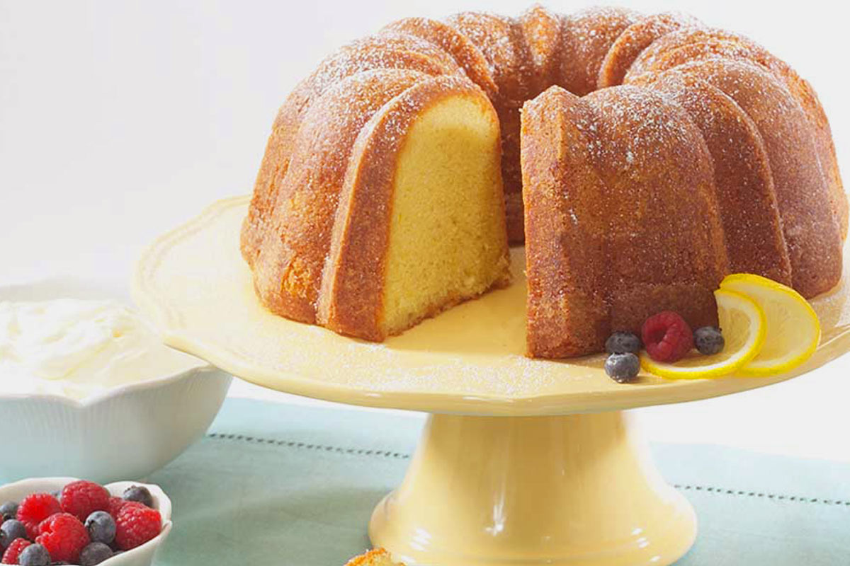 Nordic Ware White Chocolate Lemoncello Cake recipe